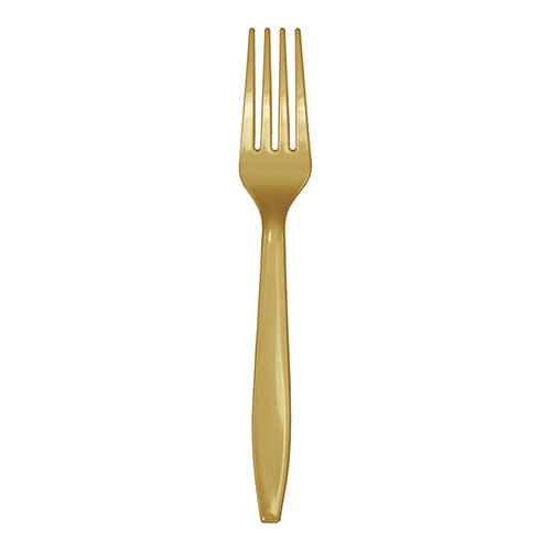 Creative Converting Glittering Gold - Plastic Forks 24ct