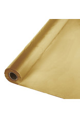 Creative Converting Glittering Gold - Table Roll, 100' Plastic
