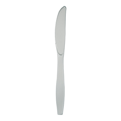 Creative Converting Shimmering Silver - Plastic Knives 24ct