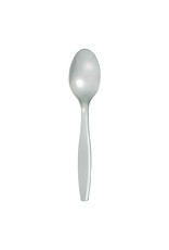 Creative Converting Shimmering Silver - Plastic Spoons 24ct