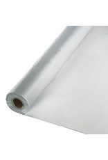 Creative Converting Shimmering Silver - Table Roll, 100' Plastic