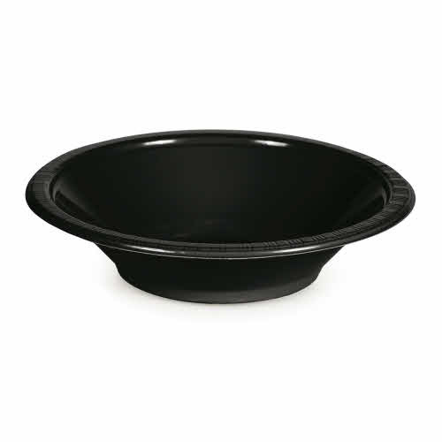 Creative Converting Black Velvet - Bowls, 12oz Plastic 20ct