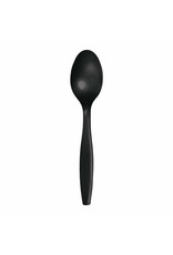 Creative Converting Black Velvet - Plastic Spoons 24ct