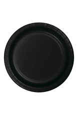 Creative Converting Black Velvet - Plates, 10" Round Paper 24ct