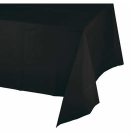 Creative Converting Black Velvet - Tablecover, 54x108