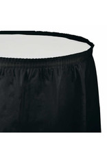 Creative Converting Black Velvet - Tableskirt, 14' Plastic