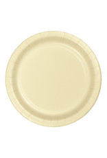 Creative Converting Ivory - Plates, 7" Round Paper 24ct