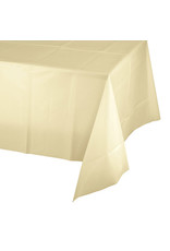 Creative Converting Ivory - Tablecover, 54x108 Plastic