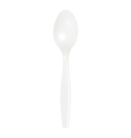 Creative Converting White - Plastic Spoons 24ct