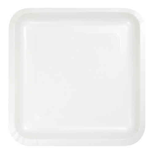 Creative Converting White - Plates, 9" Square Paper 8ct