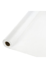 Creative Converting White - Table Roll, Plastic  100 ft