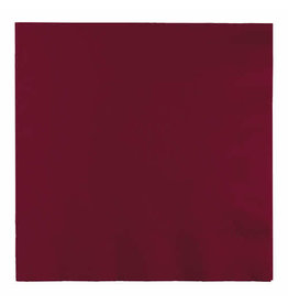 Creative Converting Burgundy - Napkins, Luncheon 50ct