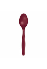 Creative Converting Burgundy - Plastic Spoons 24ct