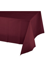 Creative Converting Burgundy - Tablecover, 54x108 Plastic