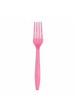 Creative Converting Candy Pink - Plastic Forks 24ct