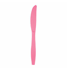 Creative Converting Candy Pink - Plastic Knives 24ct