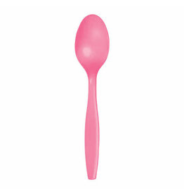 Creative Converting Candy Pink - Plastic Spoons 24ct