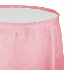 Creative Converting Classic Pink - Tableskirt, 14' Plastic