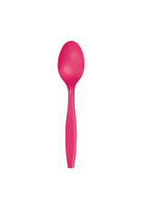 Creative Converting Hot Magenta - Plastic Spoons 24ct