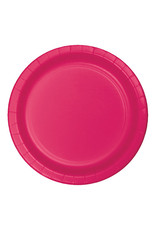 Creative Converting Hot Magenta - Plates, 10" Round Paper 24ct