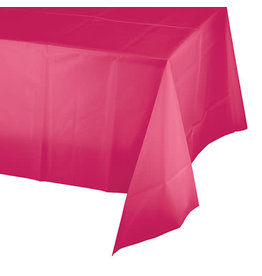 Creative Converting Hot Magenta - Tablecover, 54x108 Plastic