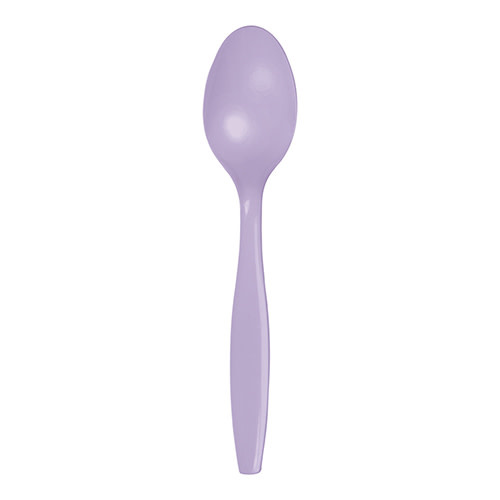 Creative Converting Luscious Lavender - Plastic Spoons 24ct