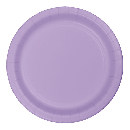 Creative Converting Luscious Lavender - Plates, 10" Round Paper 24ct