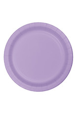 Creative Converting Luscious Lavender - Plates, 9" Round Paper 24ct