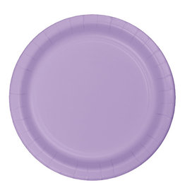 Creative Converting Luscious Lavender - Plates, 9" Round Paper 24ct