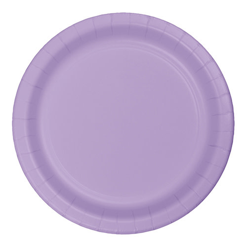 Creative Converting Luscious Lavender - Plates, 9" Round Paper 24ct