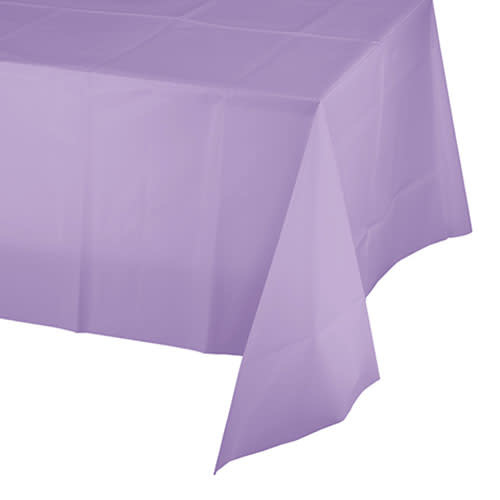 Creative Converting Luscious Lavender - Tablecover, 54x108 Plastic