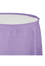 Creative Converting Luscious Lavender - Tableskirt, 14' Plastic