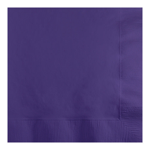 Creative Converting Purple - Napkins, Beverage 50ct