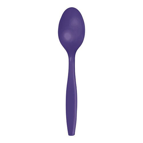 Creative Converting Purple - Plastic Spoons 24ct