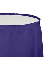 Creative Converting Purple - Tableskirt, 14' Plastic