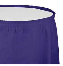 Creative Converting Purple - Tableskirt, 14' Plastic