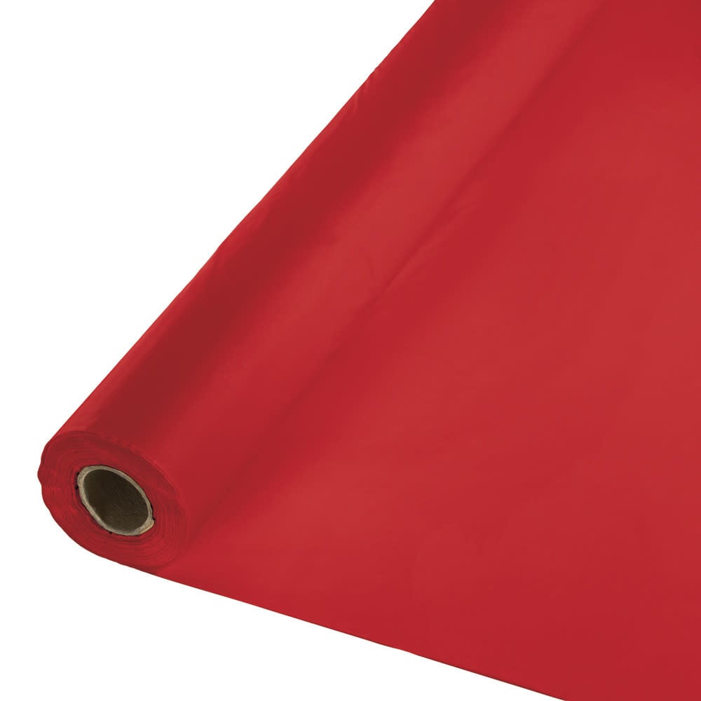 Creative Converting Classic Red - Table Roll, 100' Plastic