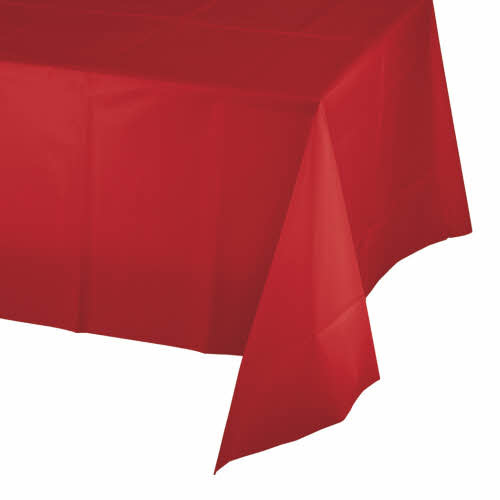 Creative Converting Classic Red - Tablecover, 54x108 Plastic
