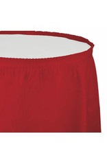 Creative Converting Classic Red - Tableskirt, 14'