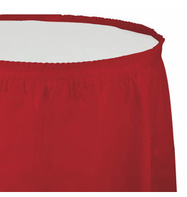 Creative Converting Classic Red - Tableskirt, 14'