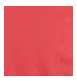 Creative Converting Coral - Napkins, Luncheon 50ct