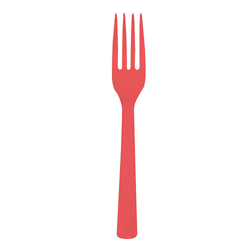 Creative Converting Coral - Plastic Forks 24ct