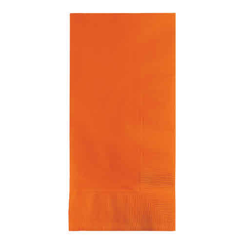 Creative Converting Sunkissed Orange - Napkins, Dinner 50ct