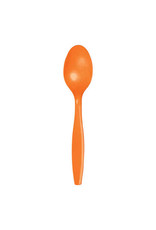 Creative Converting Sunkissed Orange - Plastic Spoons 24ct