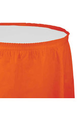 Creative Converting Sunkissed Orange - Tableskirt, 14' Plastic