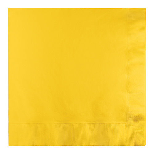 Creative Converting School Bus Yellow - Napkins, Luncheon 50ct