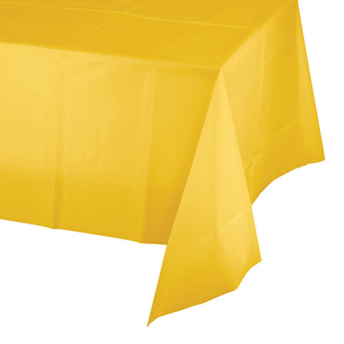 Creative Converting School Bus Yellow - Tablecover, 54x108