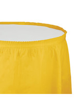 Creative Converting School Bus Yellow - Tableskirt, 14' Plastic