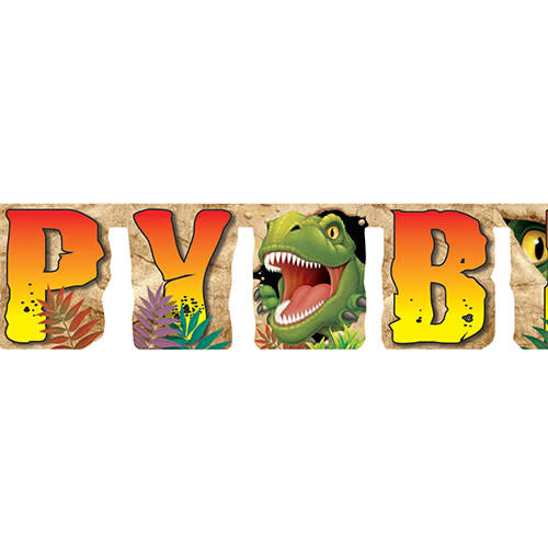 Creative Converting Dino Blast - Banner, Jointed
