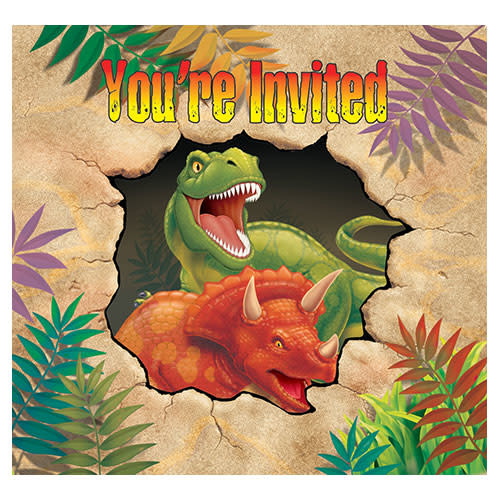 Creative Converting Dino Blast - Invitations